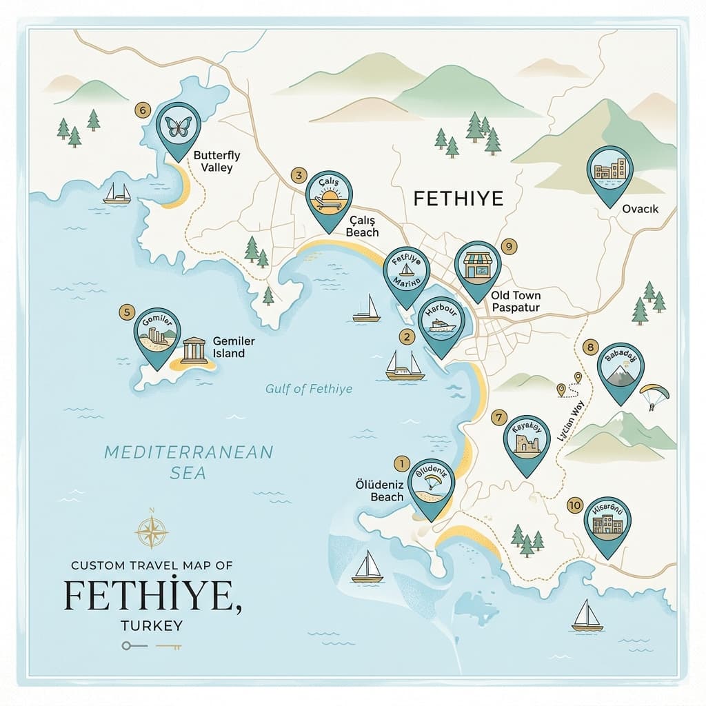 Fethiye işletme haritası